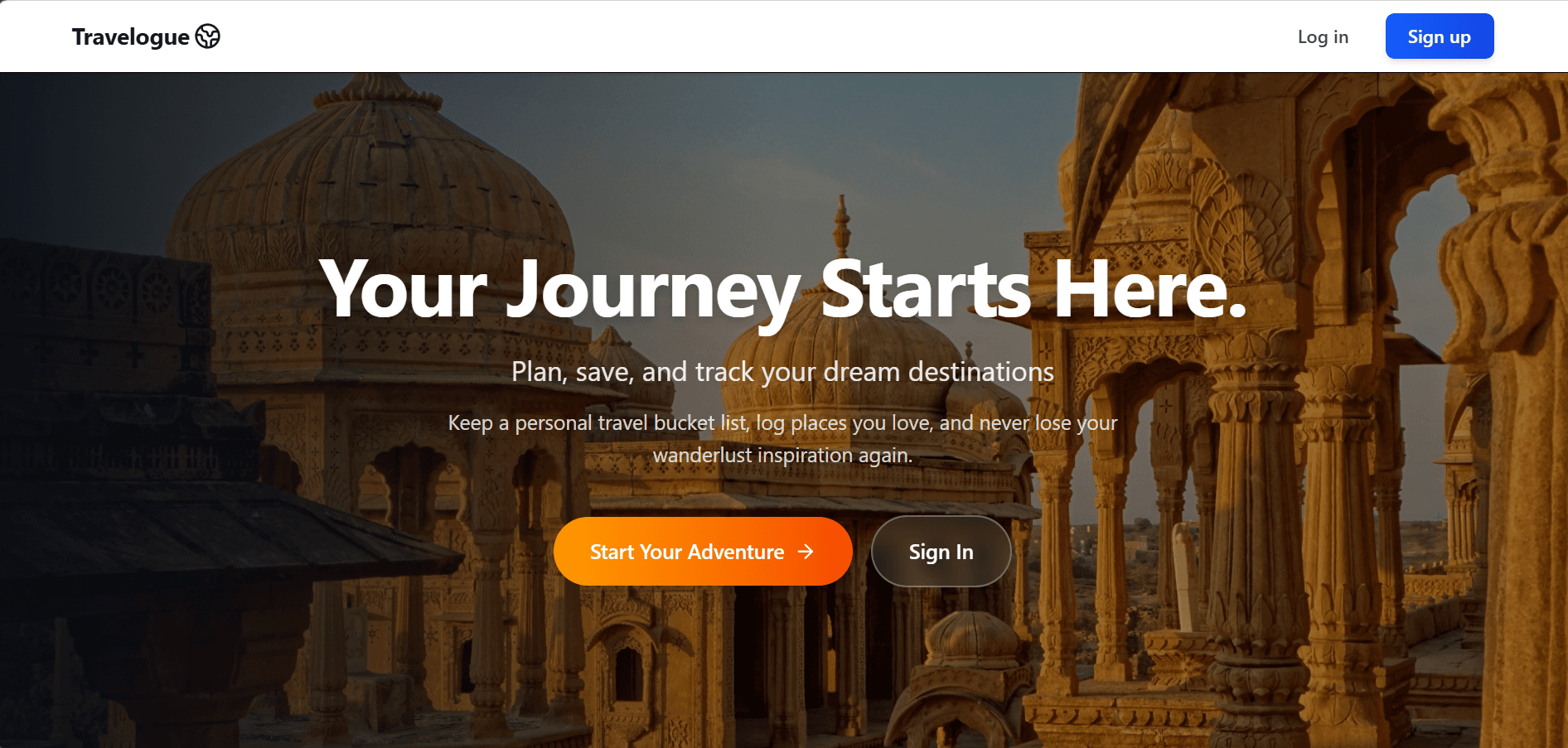 Travelogue – Travel Bucket List with DevOps Pipeline